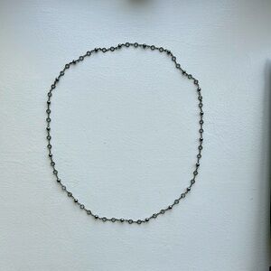 Touchstone Smoke Crystal and Pearl Chanelle Necklace